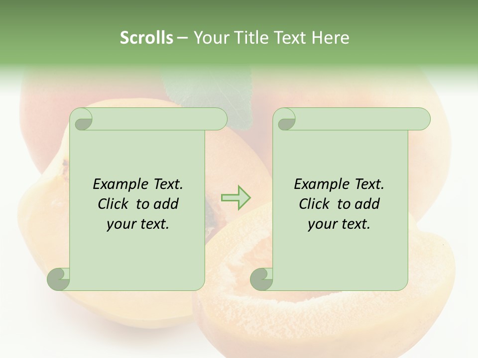 Apricot Juice Gourmet PowerPoint Template
