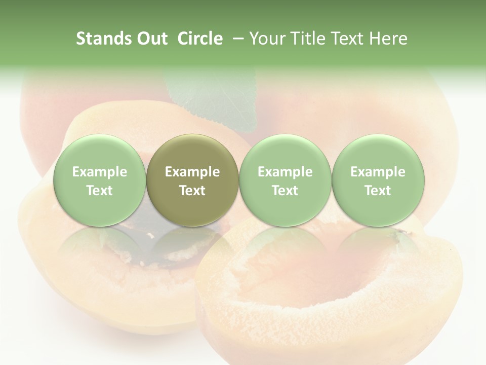 Apricot Juice Gourmet PowerPoint Template