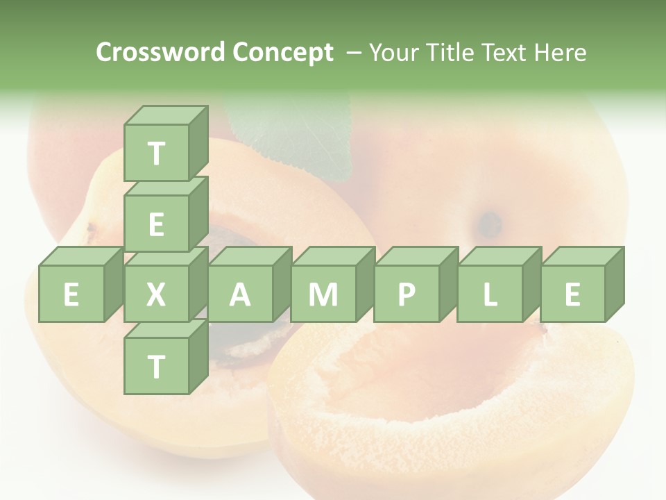 Apricot Juice Gourmet PowerPoint Template