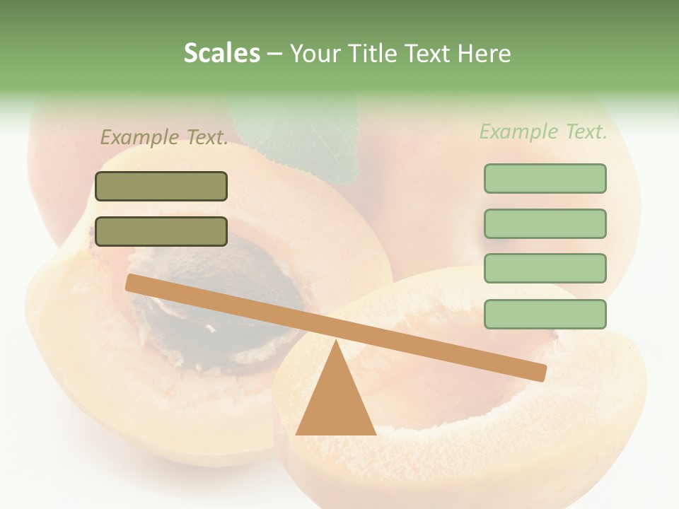 Apricot Juice Gourmet PowerPoint Template