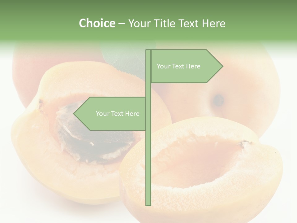 Apricot Juice Gourmet PowerPoint Template