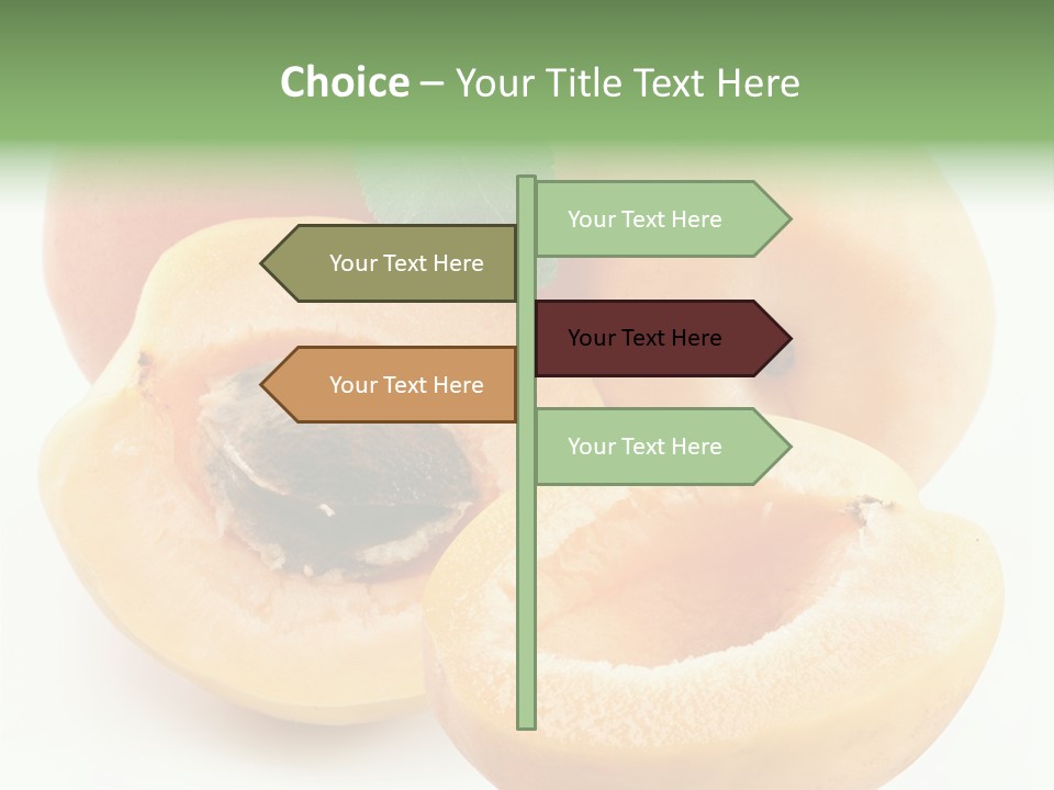 Apricot Juice Gourmet PowerPoint Template