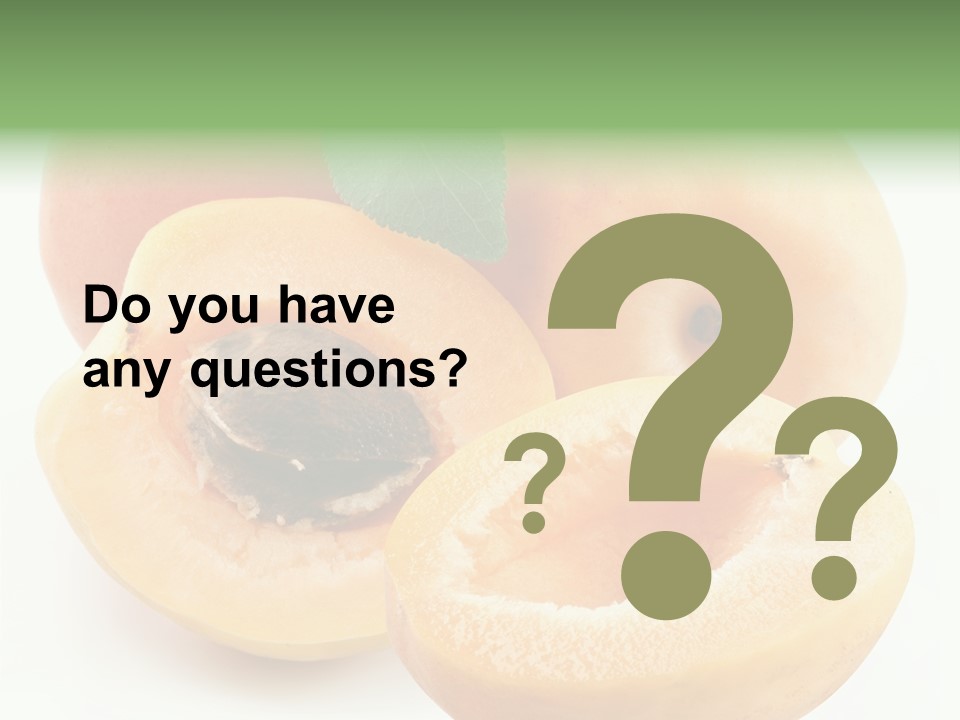 Apricot Juice Gourmet PowerPoint Template