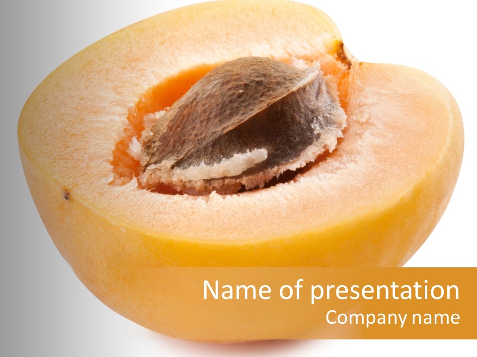 Ripe Half Snack PowerPoint Template