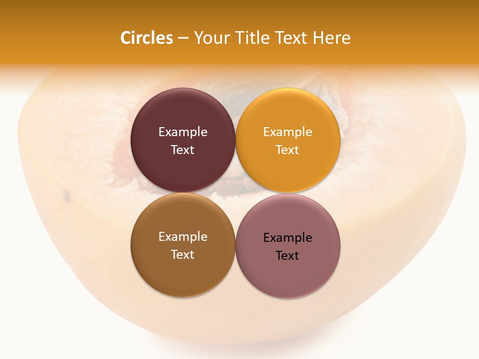 Ripe Half Snack PowerPoint Template