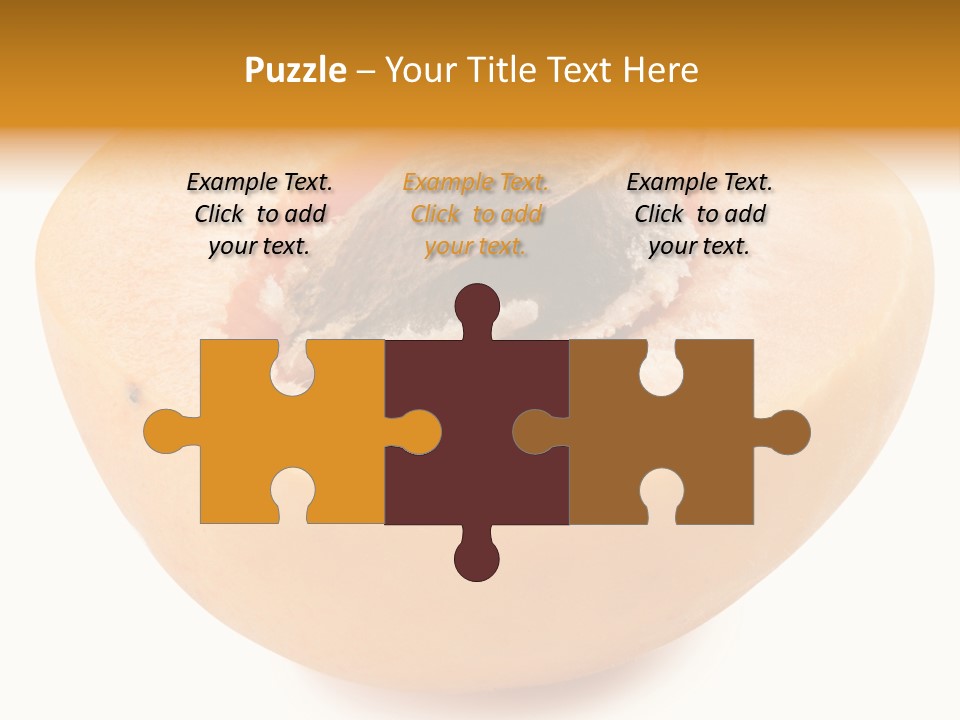 Ripe Half Snack PowerPoint Template