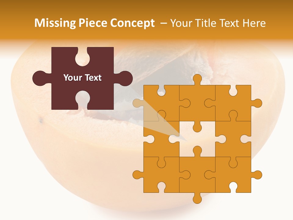 Ripe Half Snack PowerPoint Template