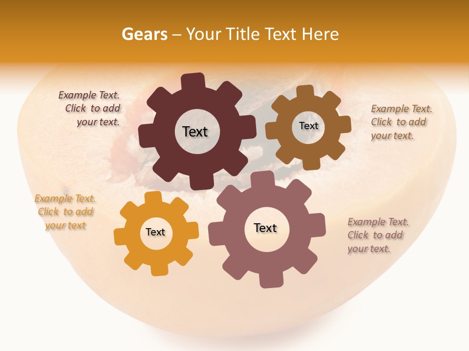 Ripe Half Snack PowerPoint Template
