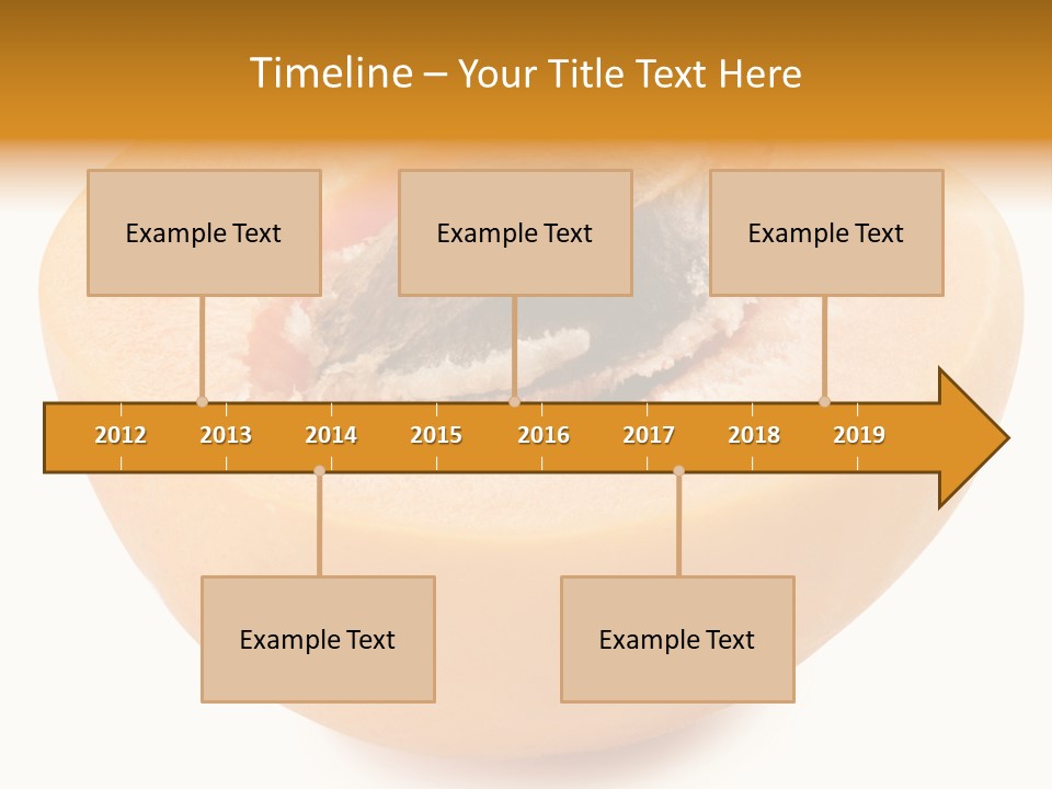 Ripe Half Snack PowerPoint Template