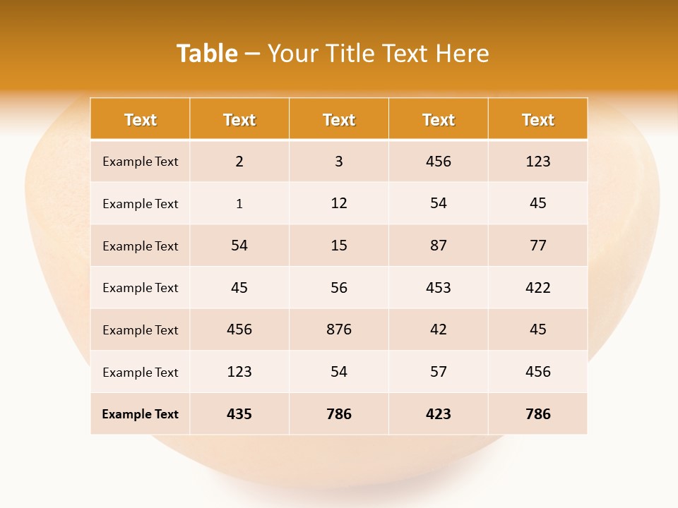 Ripe Half Snack PowerPoint Template