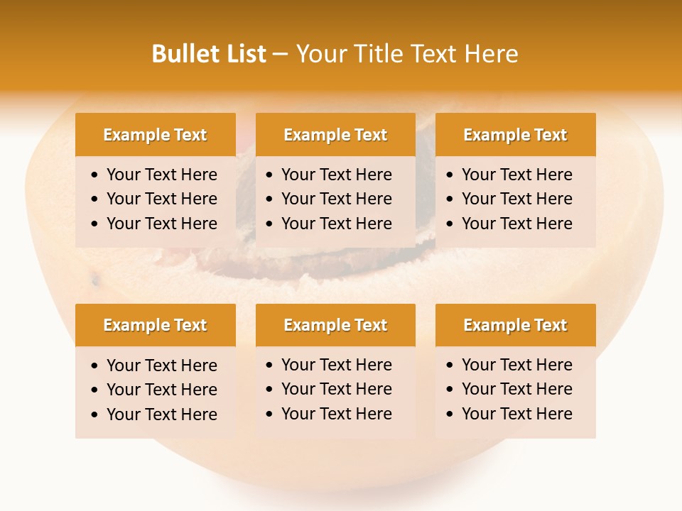 Ripe Half Snack PowerPoint Template
