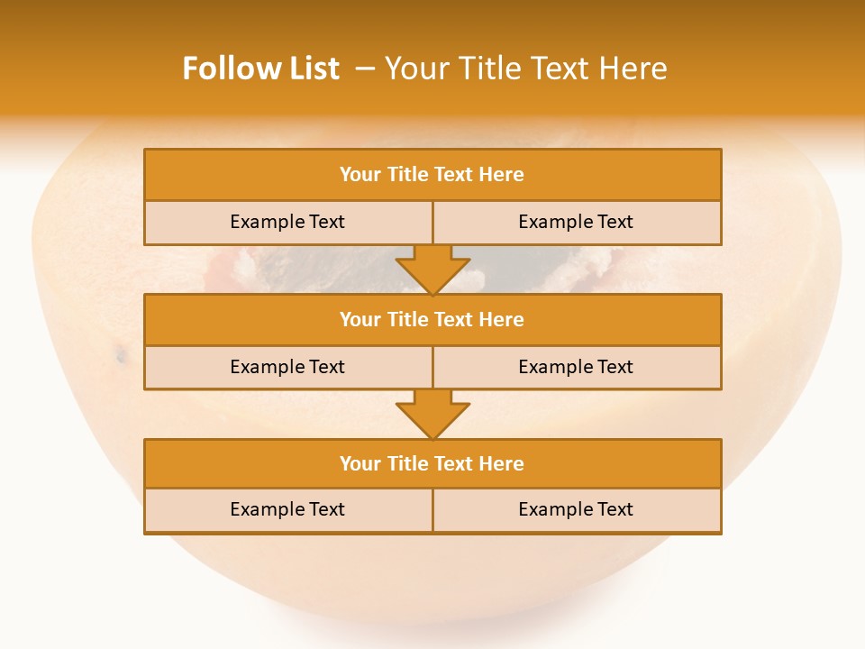 Ripe Half Snack PowerPoint Template