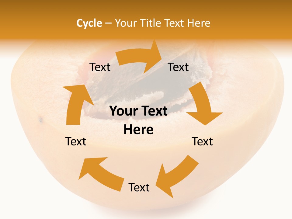 Ripe Half Snack PowerPoint Template