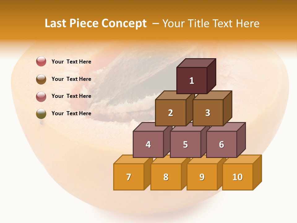 Ripe Half Snack PowerPoint Template