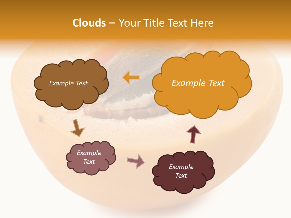 Ripe Half Snack PowerPoint Template