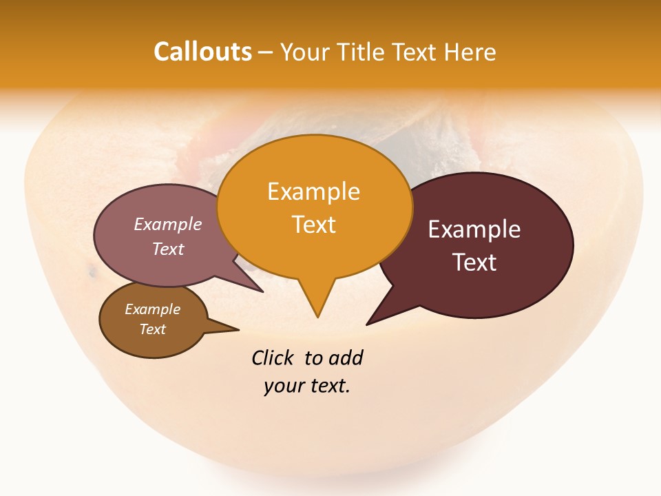 Ripe Half Snack PowerPoint Template