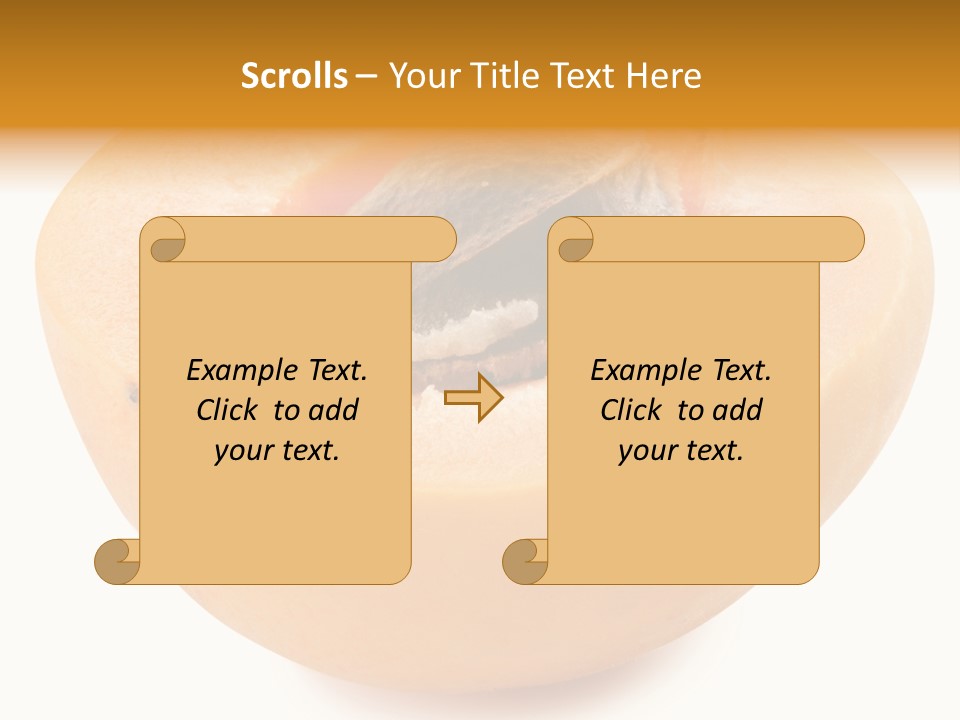 Ripe Half Snack PowerPoint Template