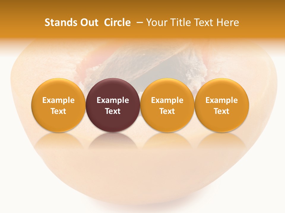 Ripe Half Snack PowerPoint Template