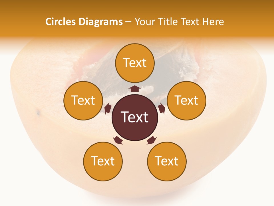 Ripe Half Snack PowerPoint Template