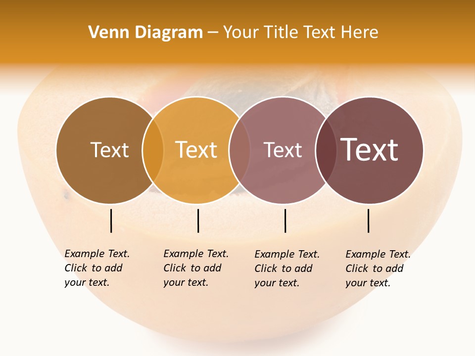 Ripe Half Snack PowerPoint Template