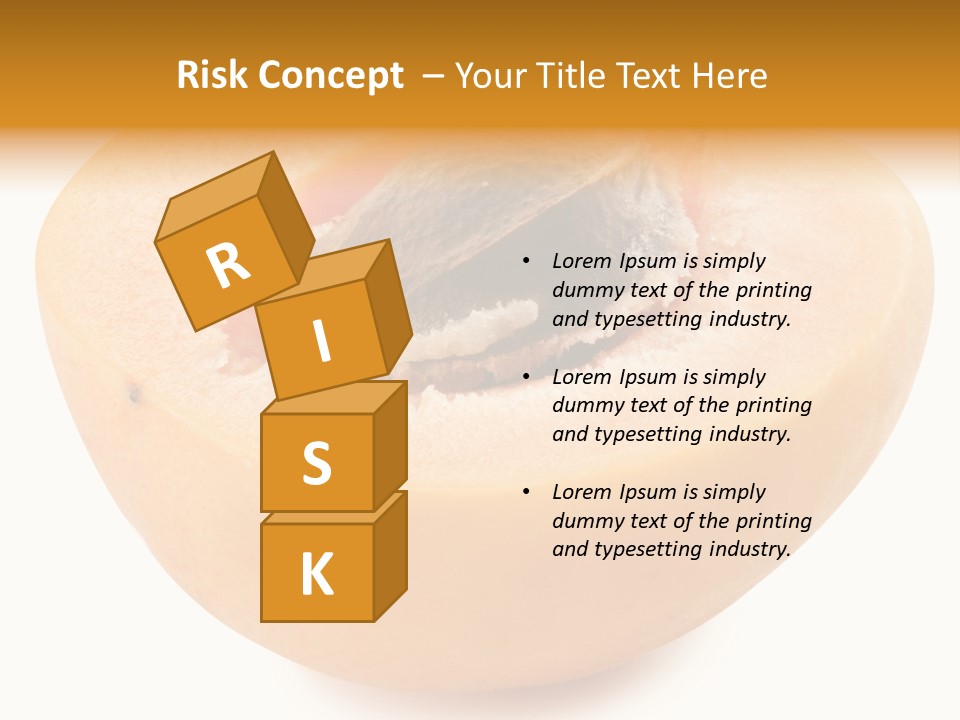 Ripe Half Snack PowerPoint Template