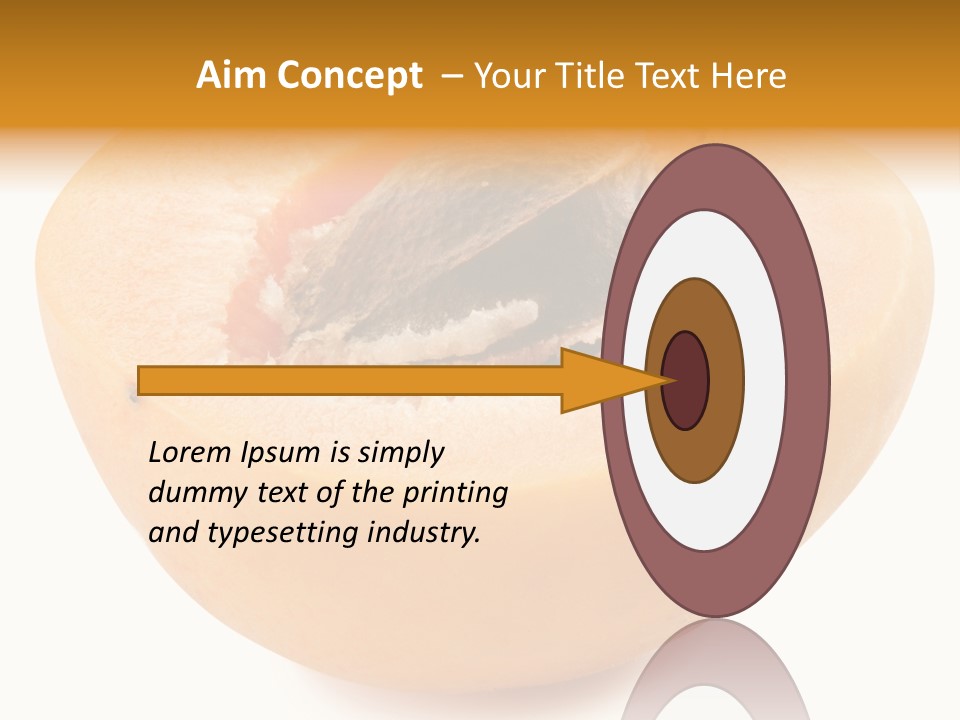 Ripe Half Snack PowerPoint Template