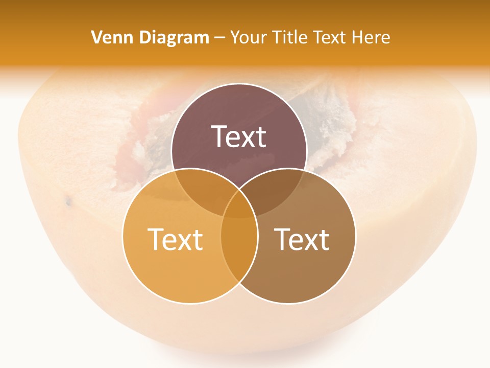 Ripe Half Snack PowerPoint Template