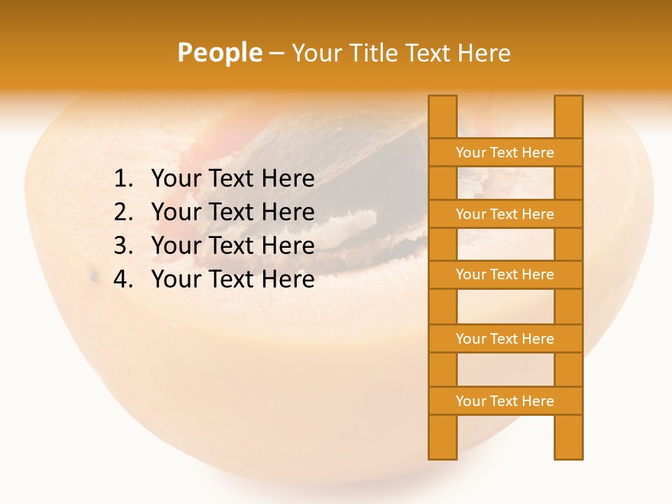 Ripe Half Snack PowerPoint Template