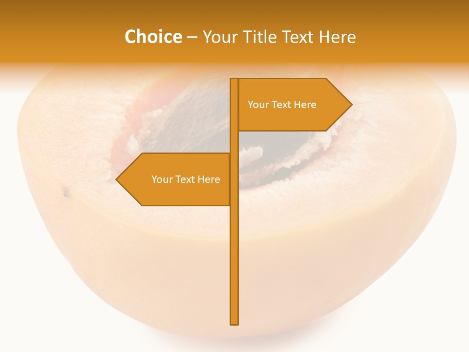 Ripe Half Snack PowerPoint Template