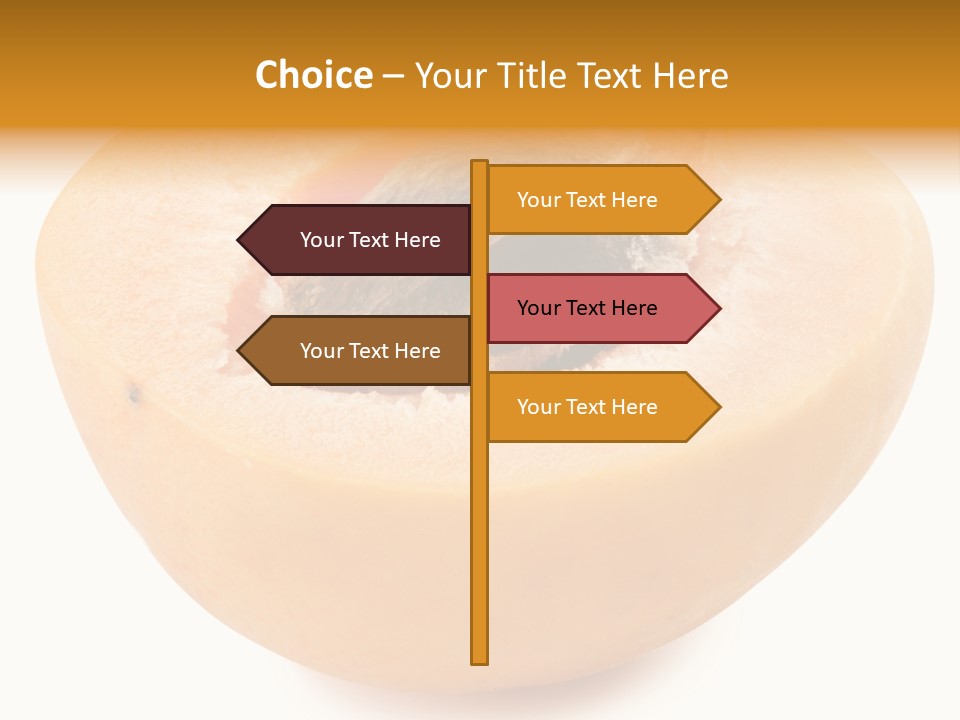 Ripe Half Snack PowerPoint Template
