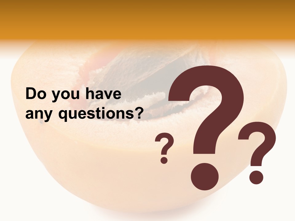 Ripe Half Snack PowerPoint Template