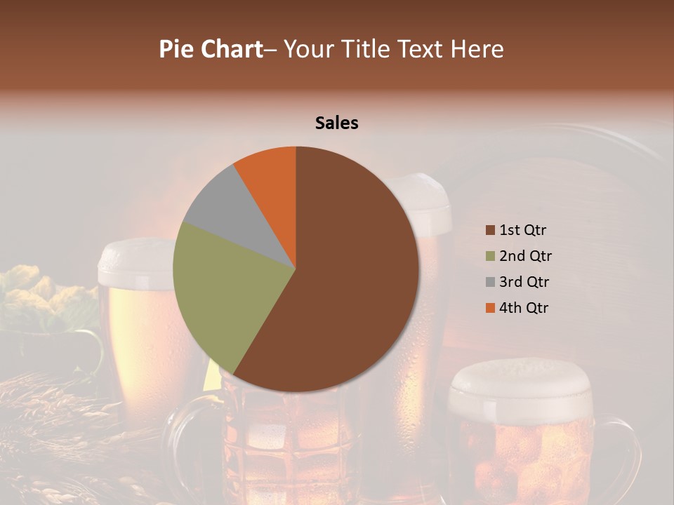 White Booze Ale PowerPoint Template
