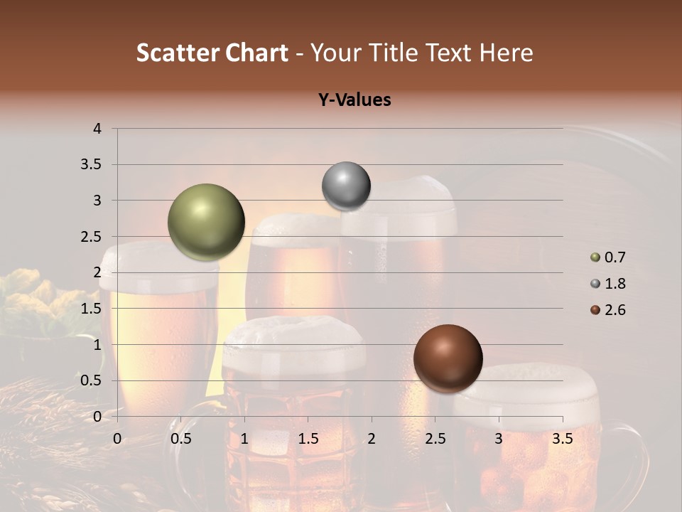 White Booze Ale PowerPoint Template