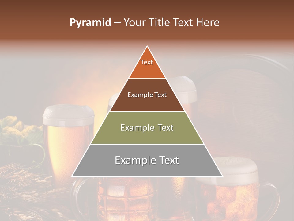 White Booze Ale PowerPoint Template