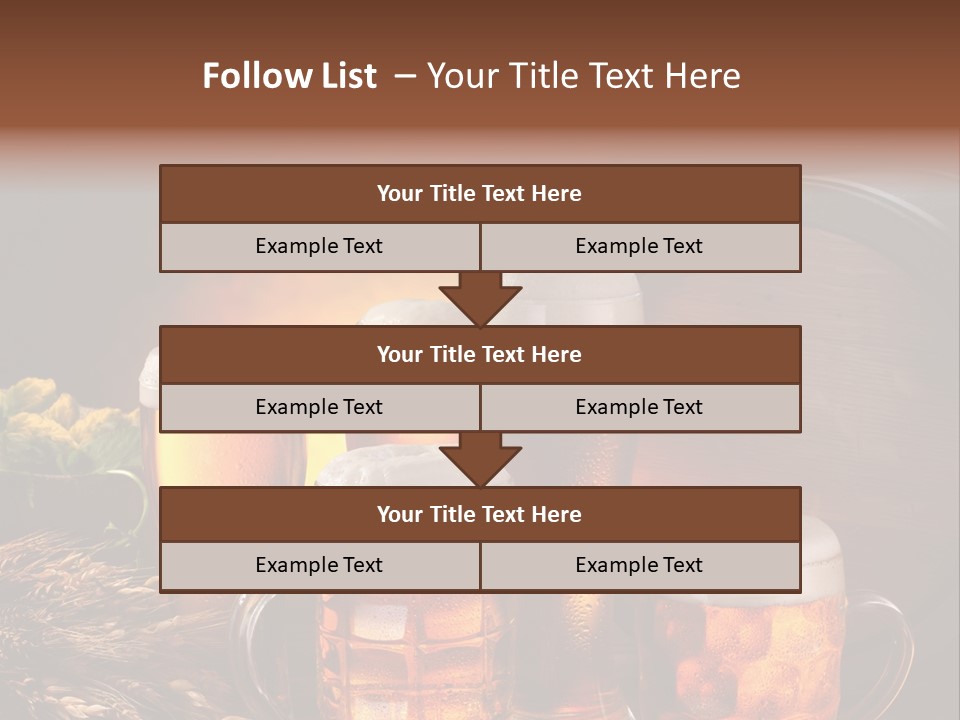 White Booze Ale PowerPoint Template