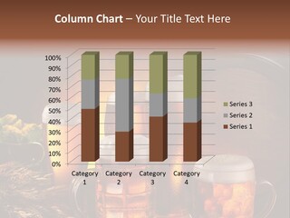 White Booze Ale PowerPoint Template