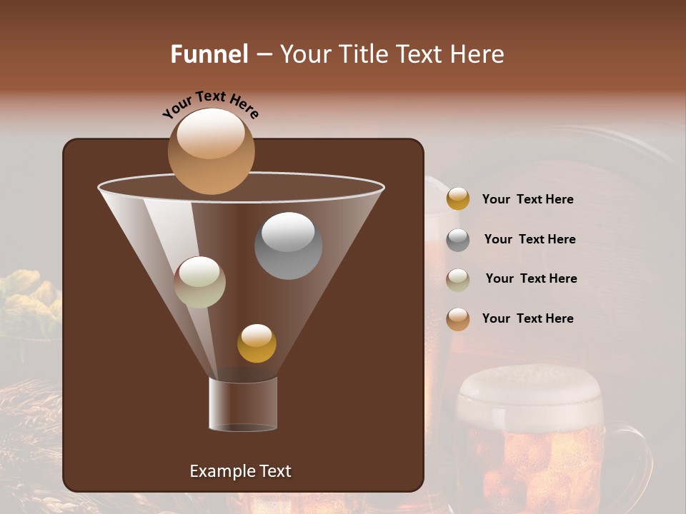 White Booze Ale PowerPoint Template