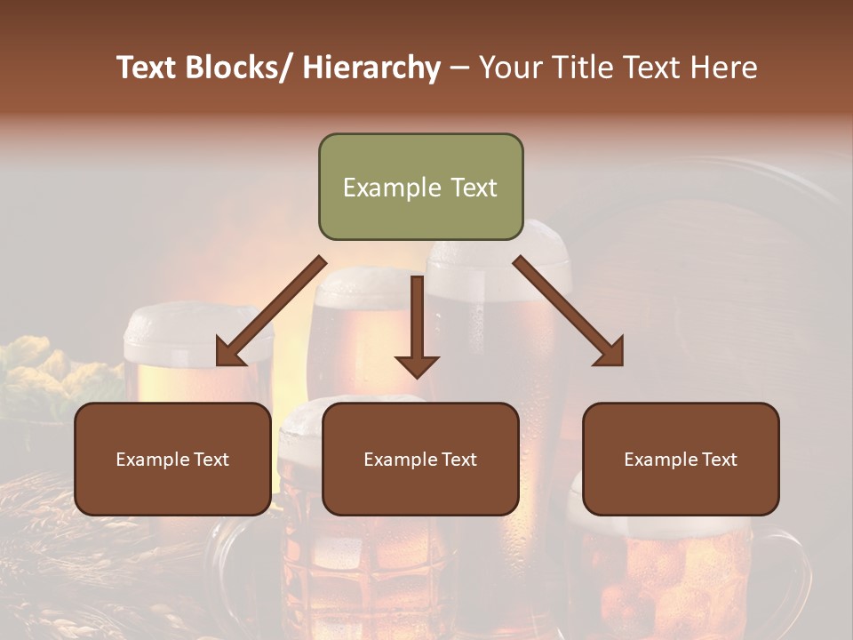 White Booze Ale PowerPoint Template