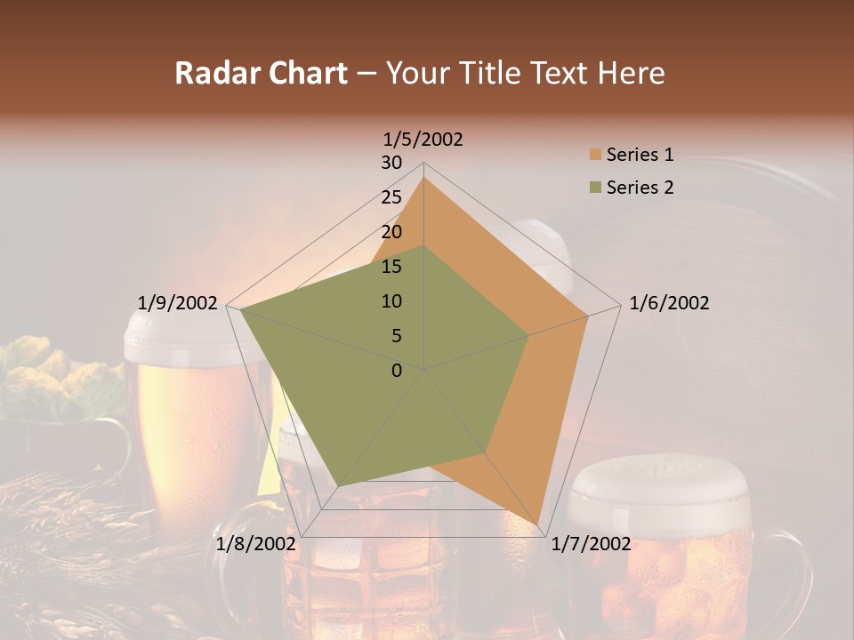 White Booze Ale PowerPoint Template