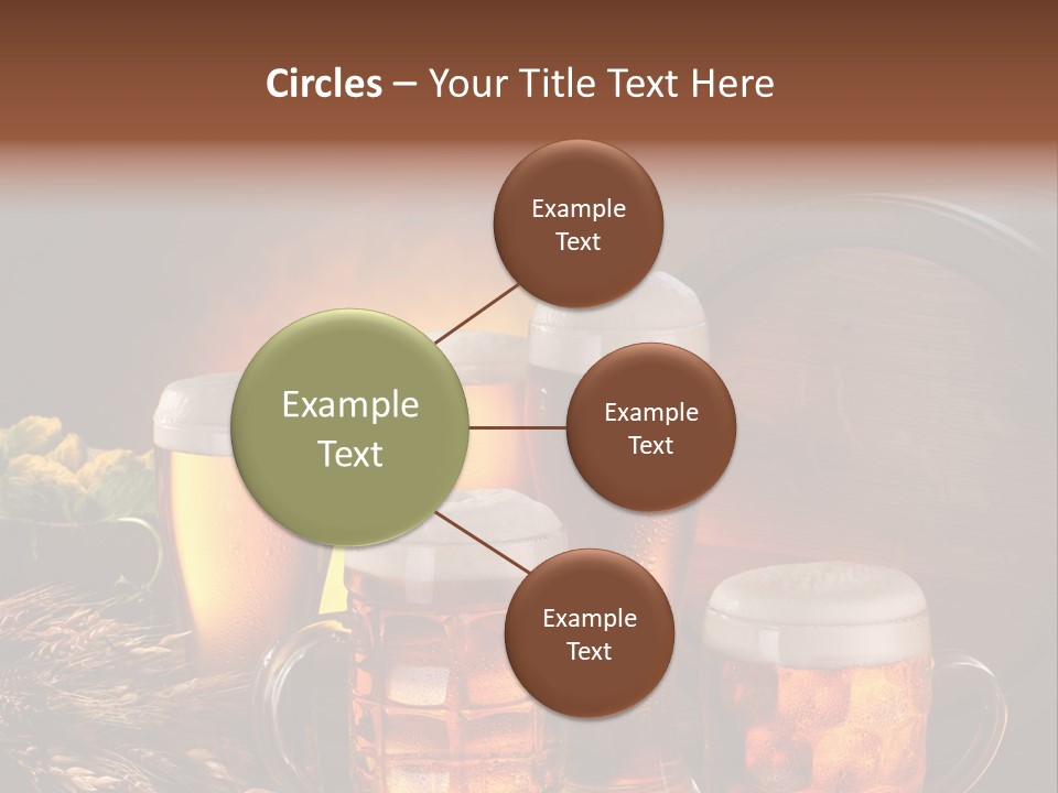 White Booze Ale PowerPoint Template