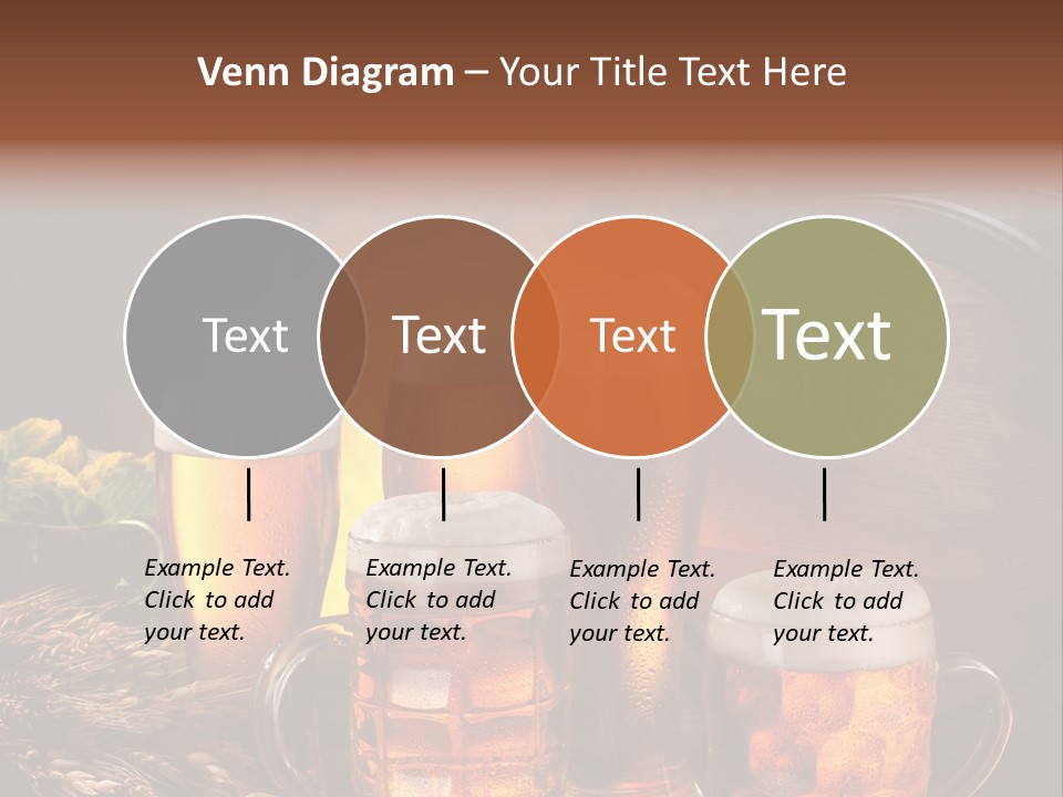 White Booze Ale PowerPoint Template