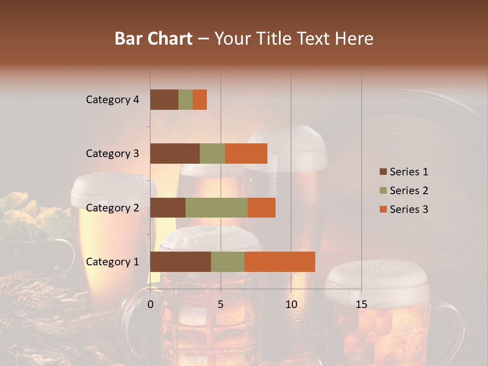 White Booze Ale PowerPoint Template