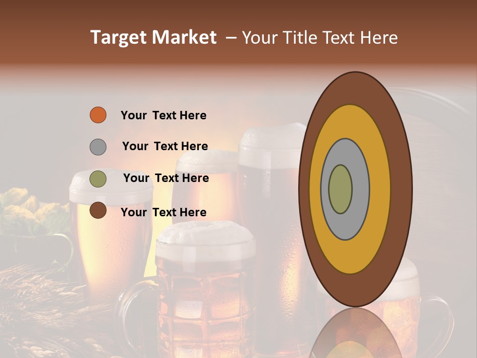 White Booze Ale PowerPoint Template