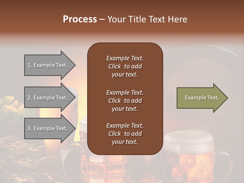 White Booze Ale PowerPoint Template