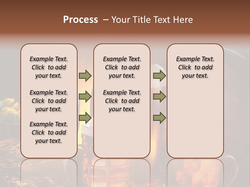 White Booze Ale PowerPoint Template