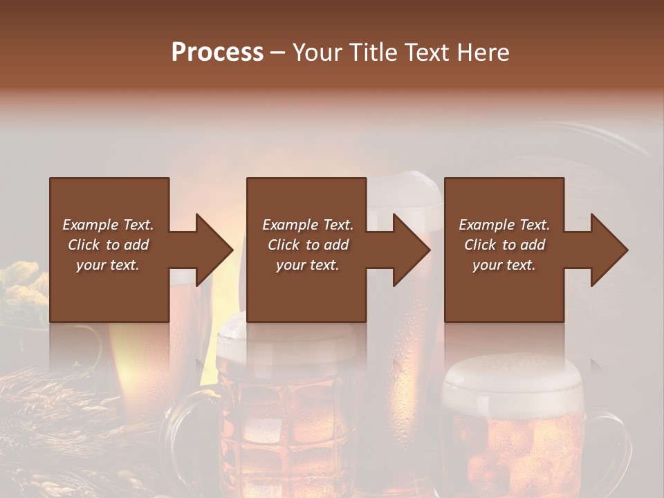 White Booze Ale PowerPoint Template