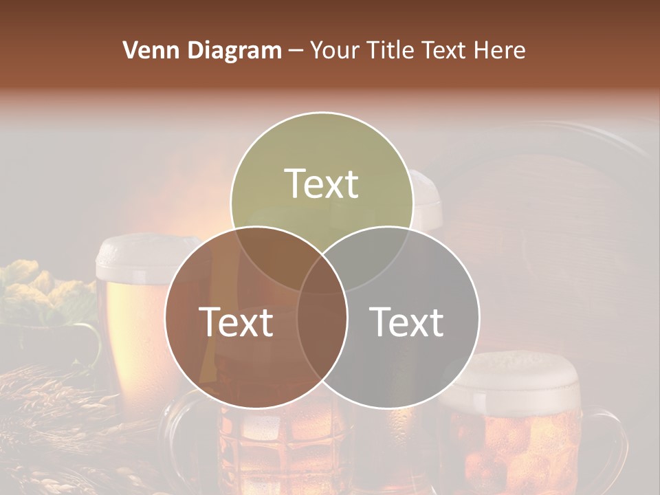 White Booze Ale PowerPoint Template