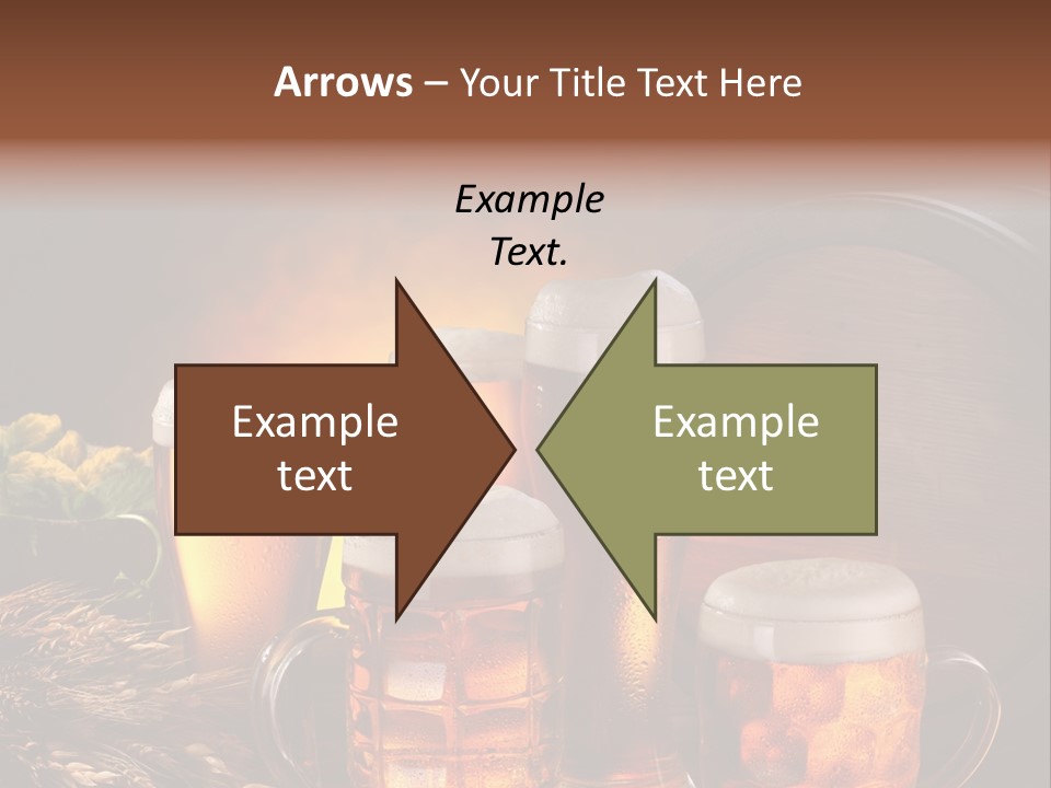 White Booze Ale PowerPoint Template