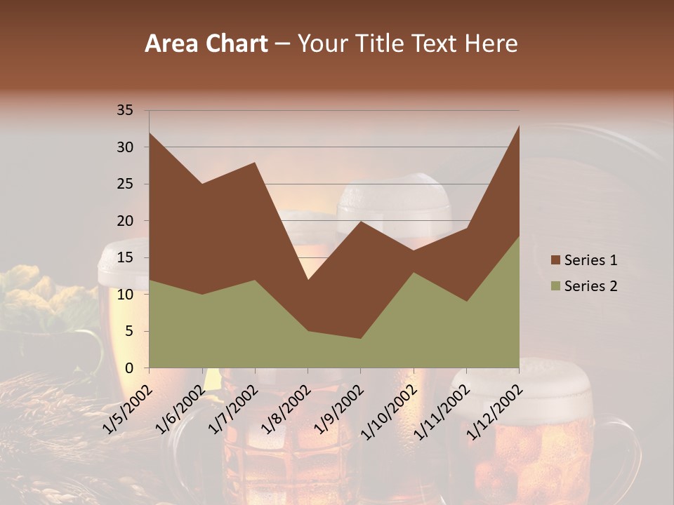 White Booze Ale PowerPoint Template