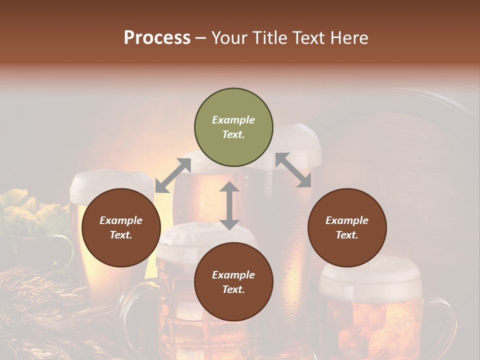 White Booze Ale PowerPoint Template
